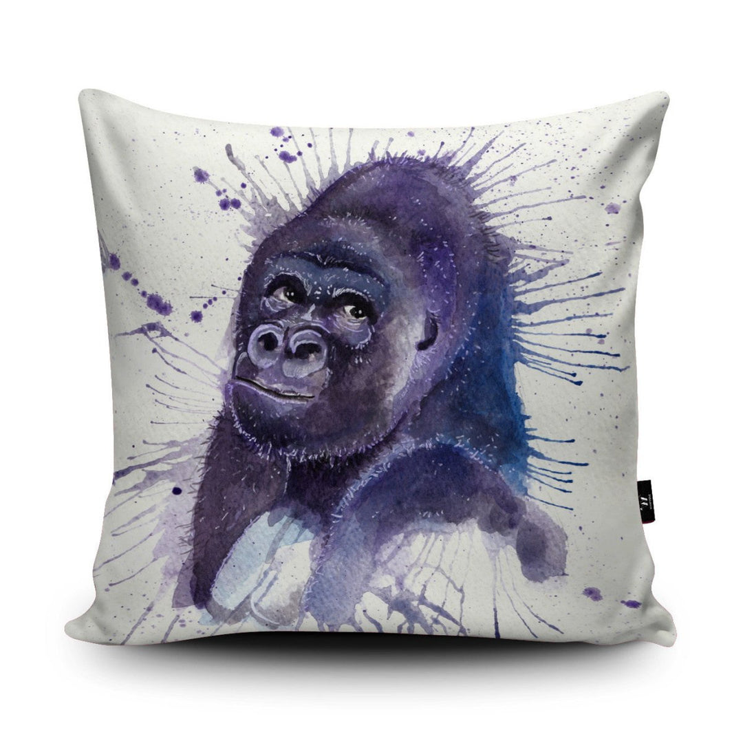 Splatter Gorilla Cushion - Katherine Williams - Wraptious