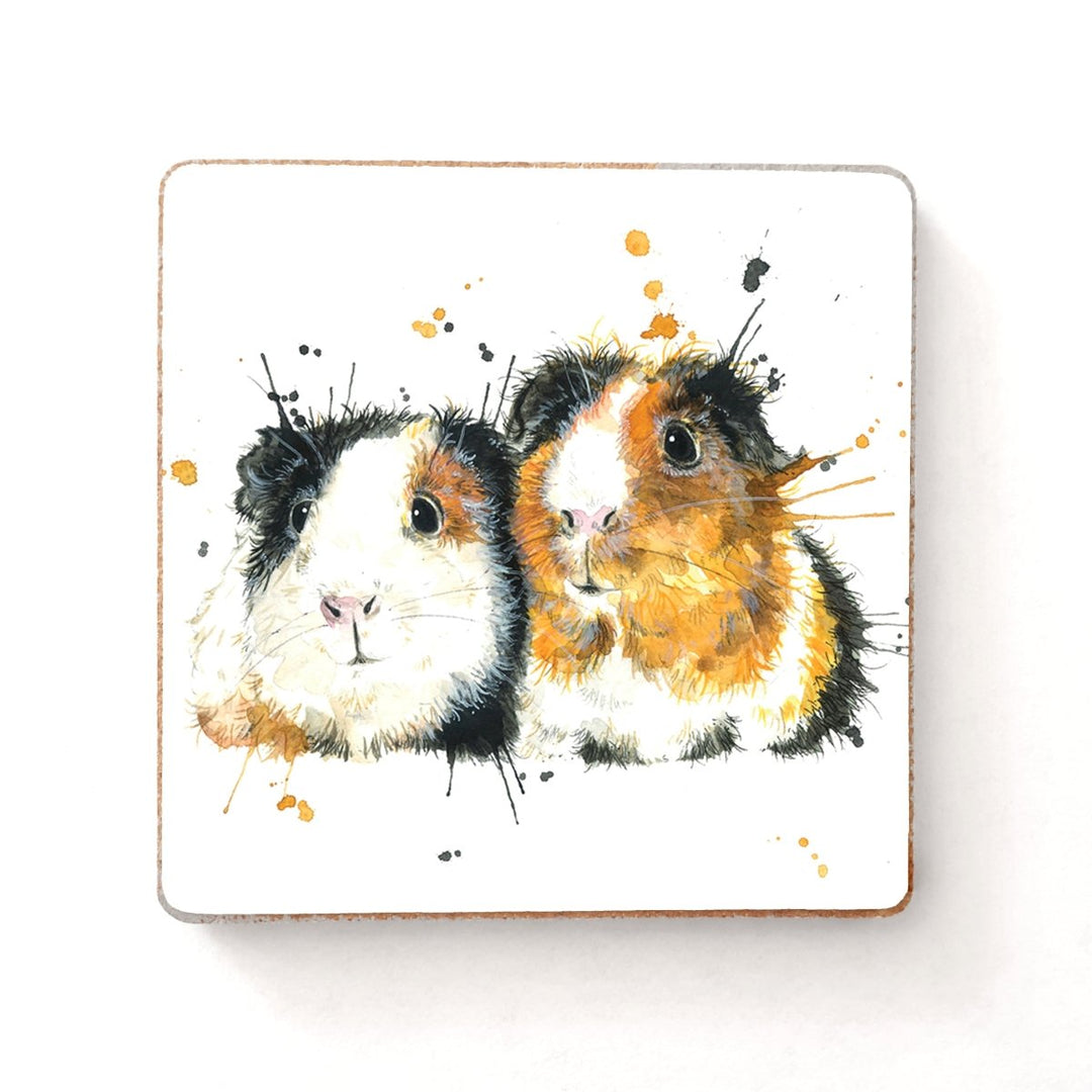 Splatter Guinea Pigs Magnet - Katherine Williams - Wraptious