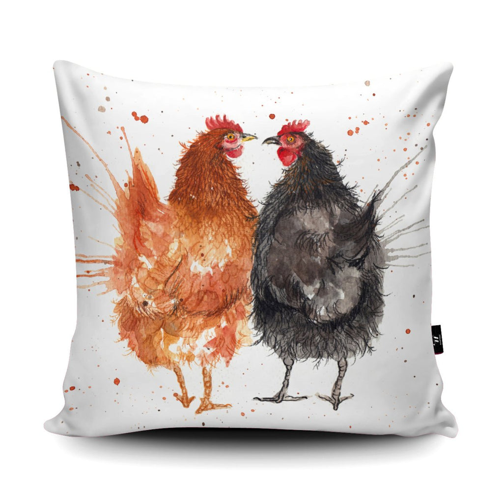 Splatter Hens Cushion - Katherine Williams - Wraptious