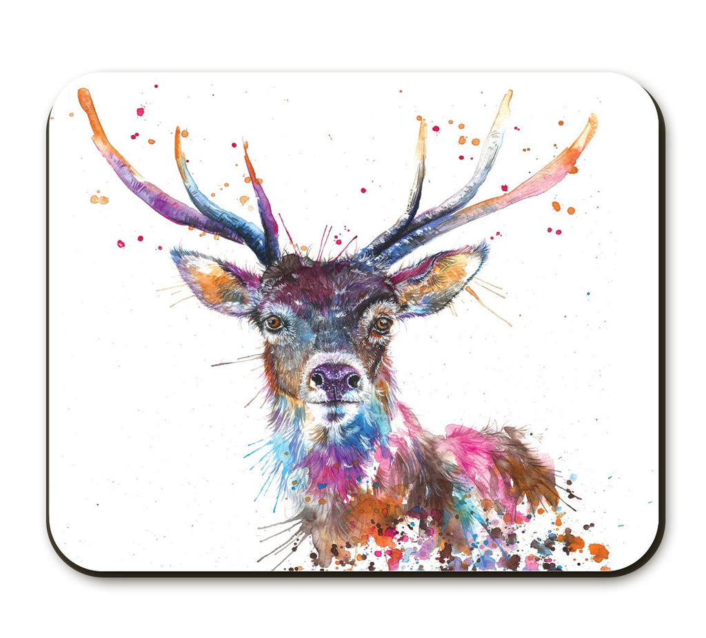 Splatter Rainbow Stag Placemat - Katherine Williams - Wraptious