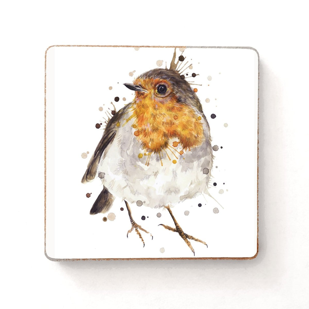 Splatter Robin Magnet - Katherine Williams - Wraptious