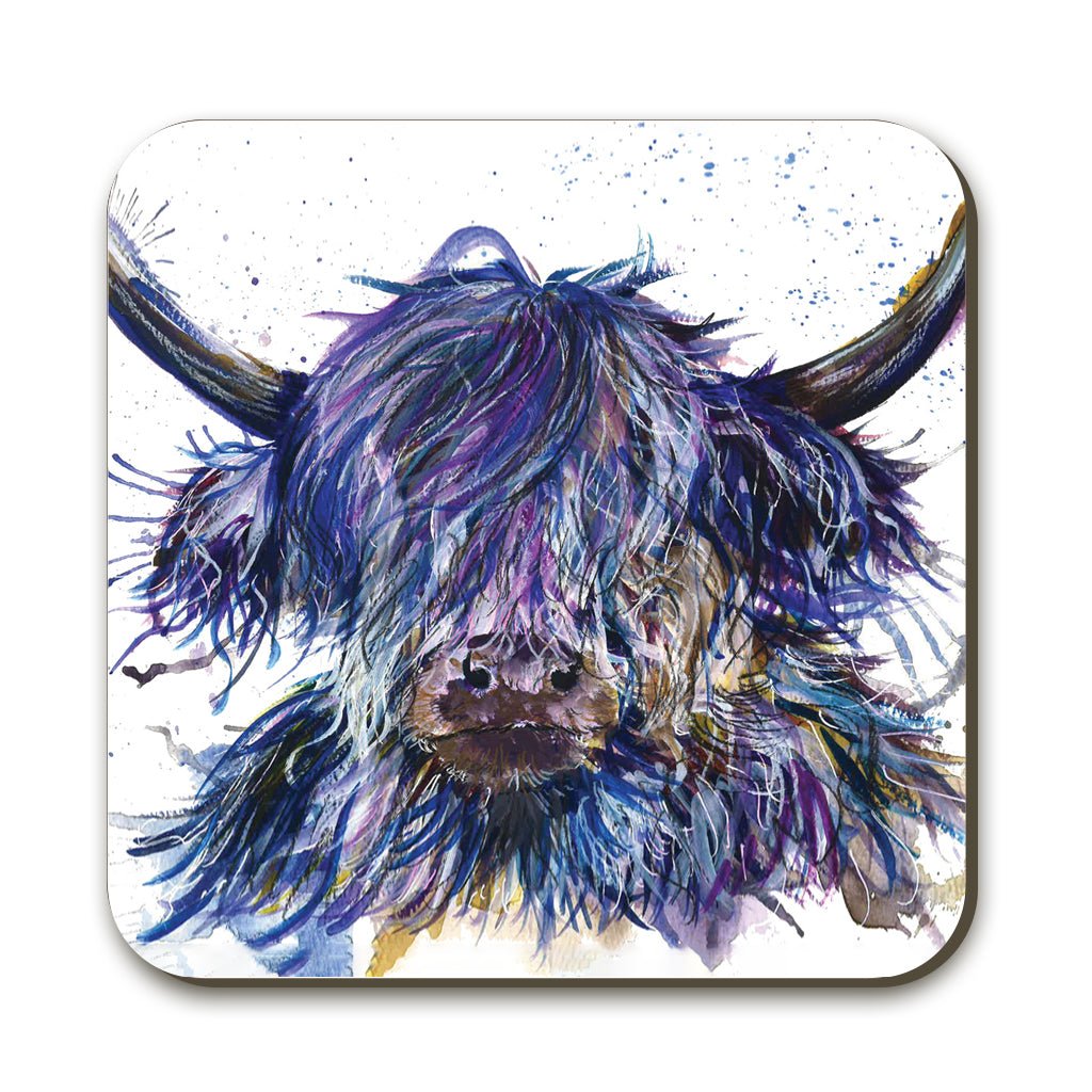 Splatter Scruffy Coo Coaster - Katherine Williams - Wraptious