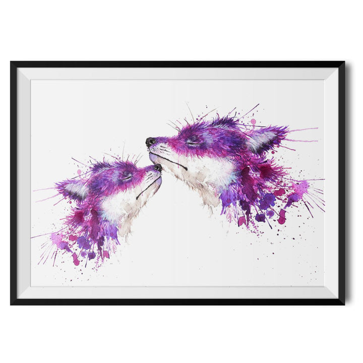 Splatter Sweet Kisses Original Print - Katherine Williams - Wraptious