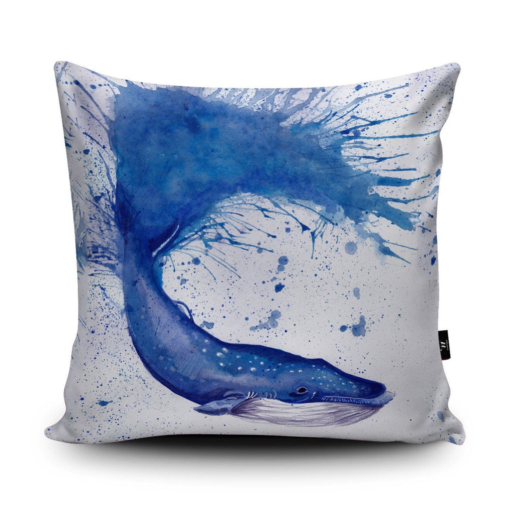 Splatter Whale Cushion - Katherine Williams - Wraptious