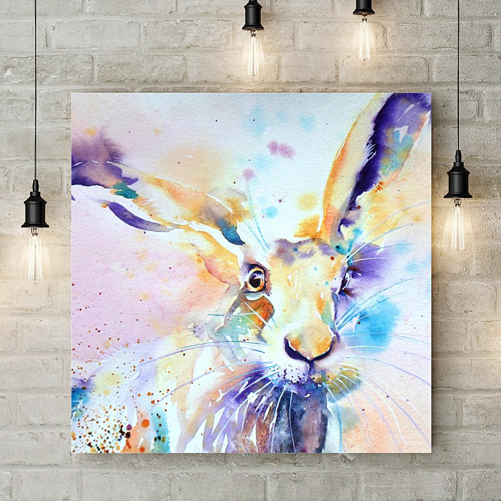 Spring Hare Deluxe Canvas - Liz Chaderton - Wraptious