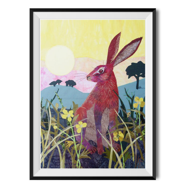 Sunrise Hare Original Print - Kate Findlay - Wraptious