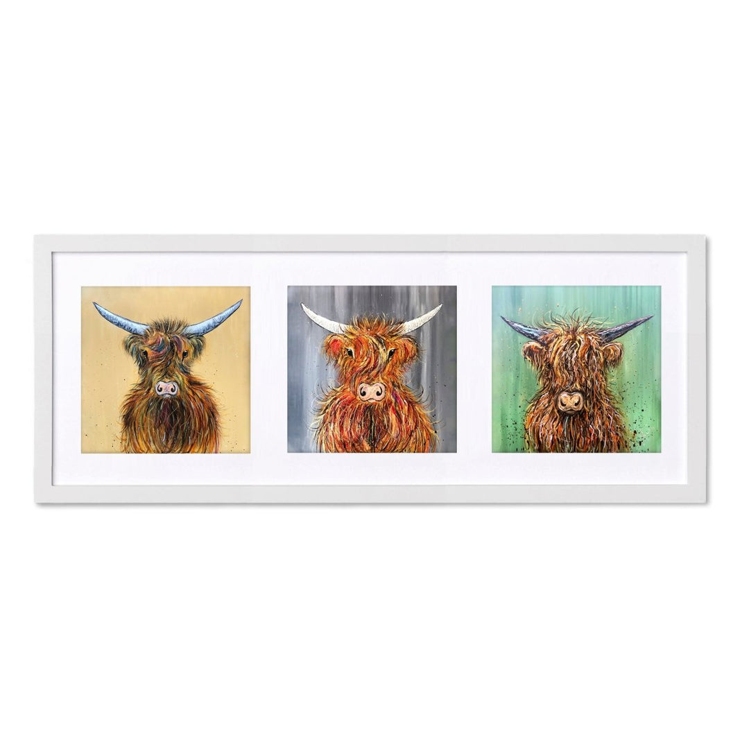 The Hairy Coos Triptych - Emma Haines - Wraptious