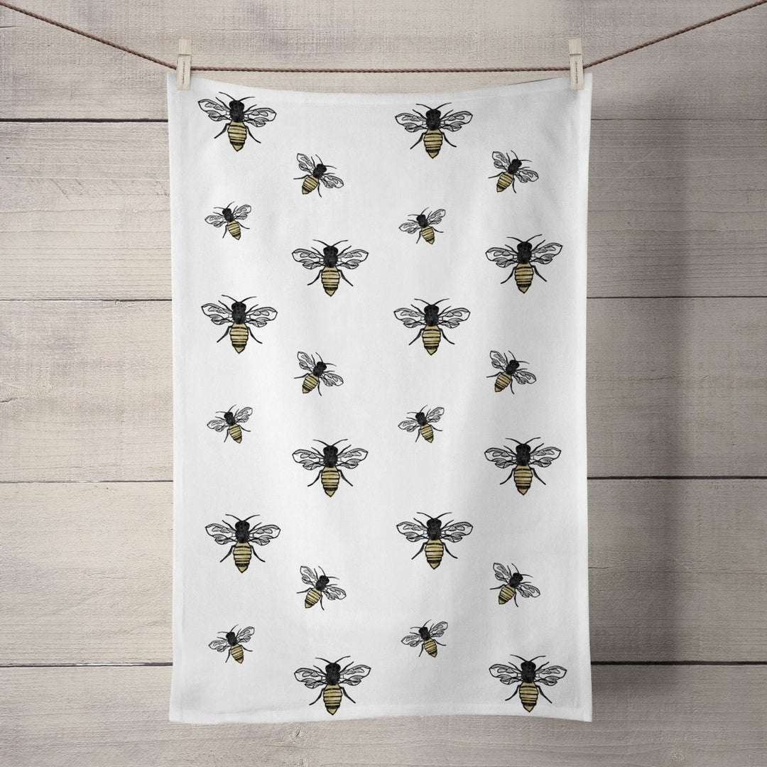 The Pollinator Tea Towel - Bells Scambler - Wraptious