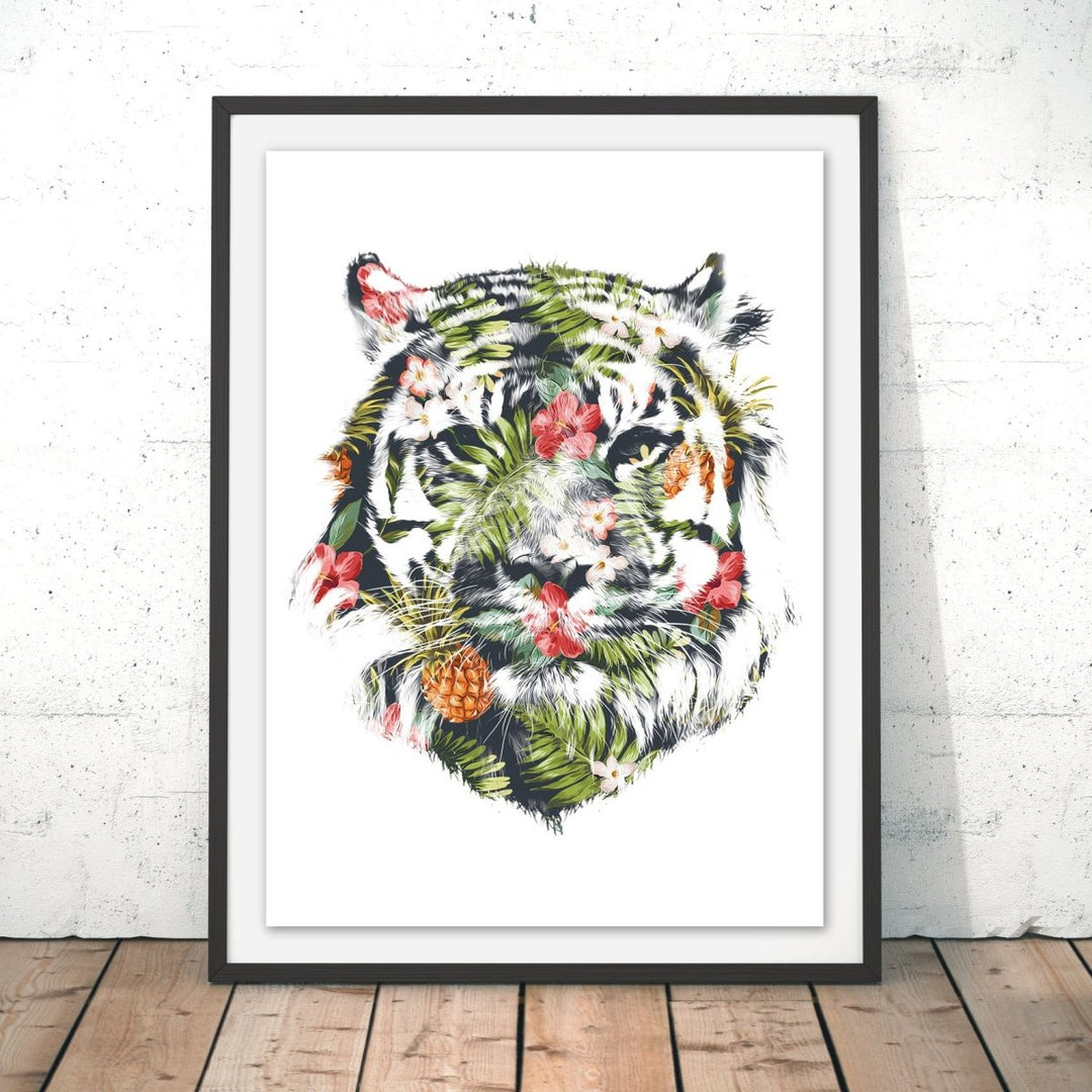 Tropical Tiger Original Print - Robert Farkas - Wraptious