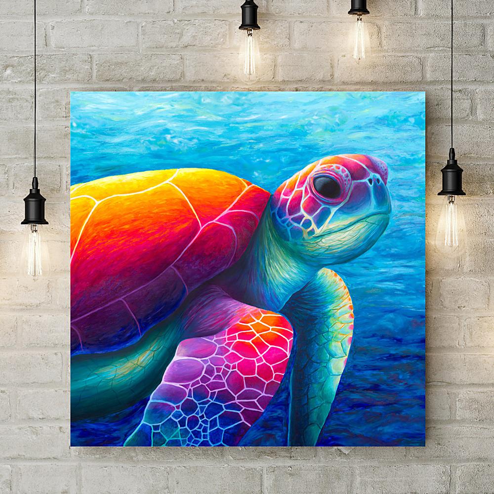 Turtle Deluxe Canvas - Rachel Froud - Wraptious