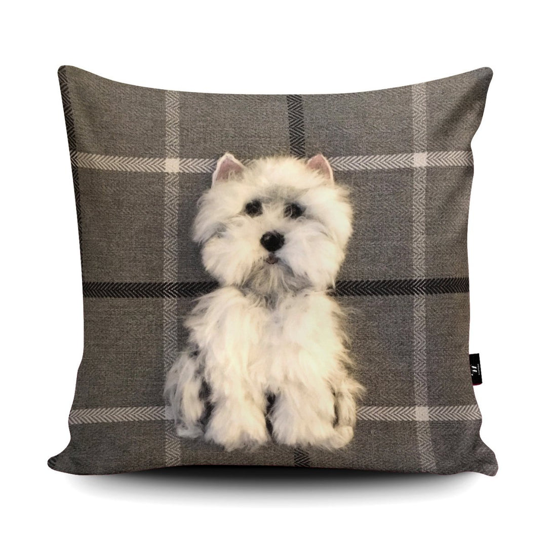 Westie Cushion - Sharon Salt - Wraptious