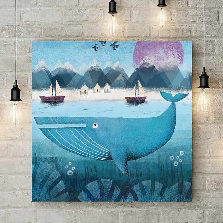 Whale Song Deluxe Canvas - Jonathan Willoughby - Wraptious