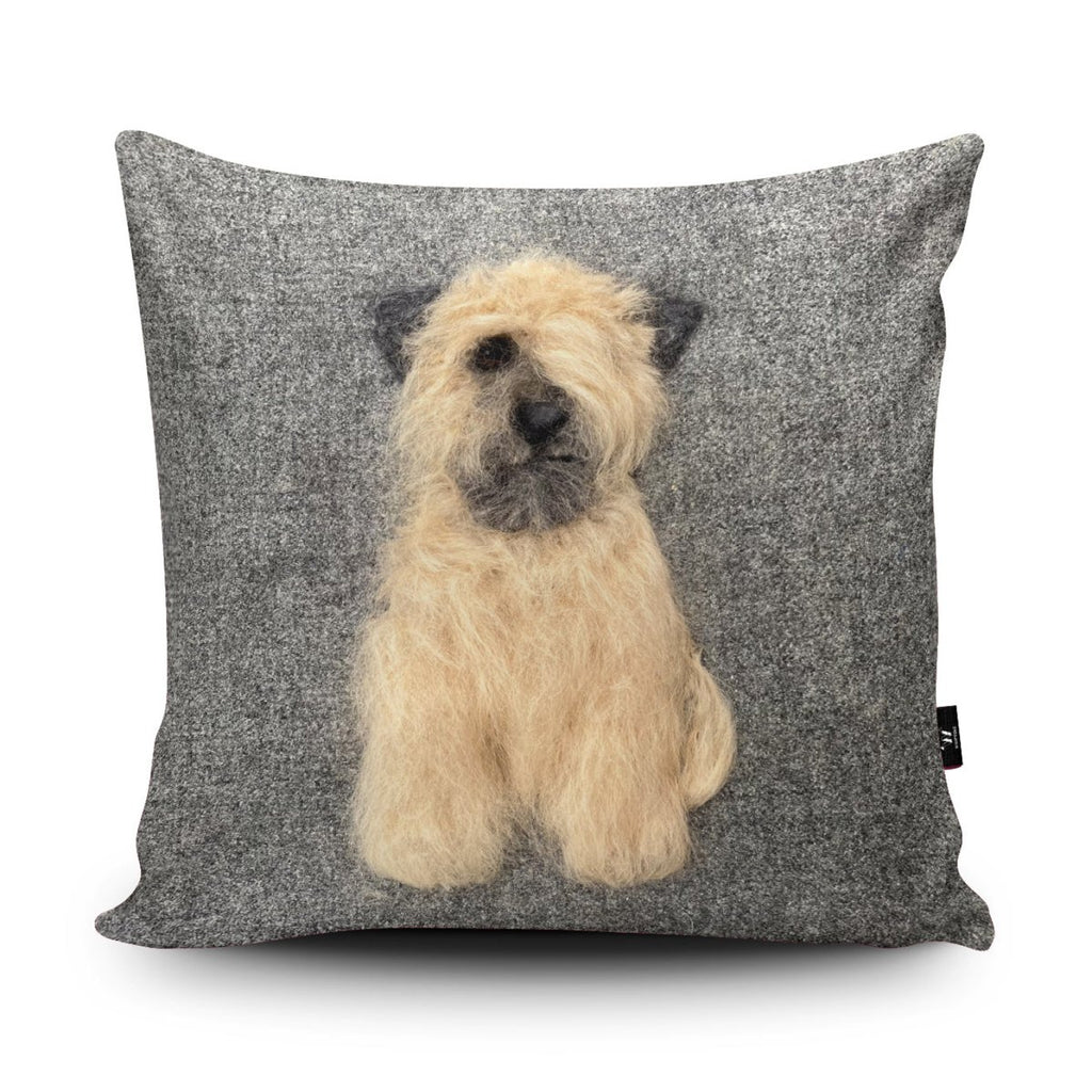 Wheaten Terrier Cushion - Sharon Salt - Wraptious