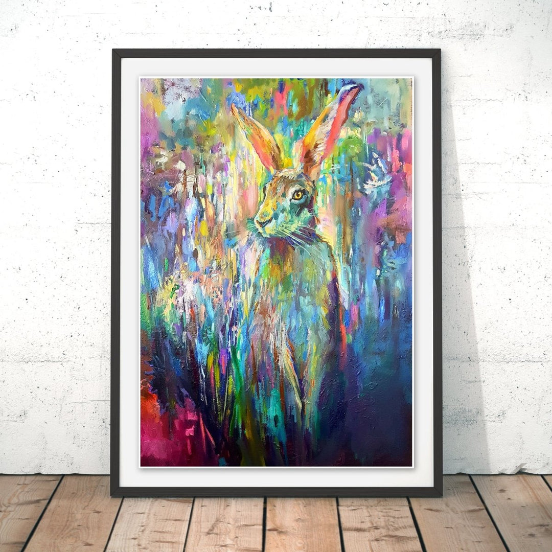 Woodland Hare Original Print - Sue Gardner - Wraptious