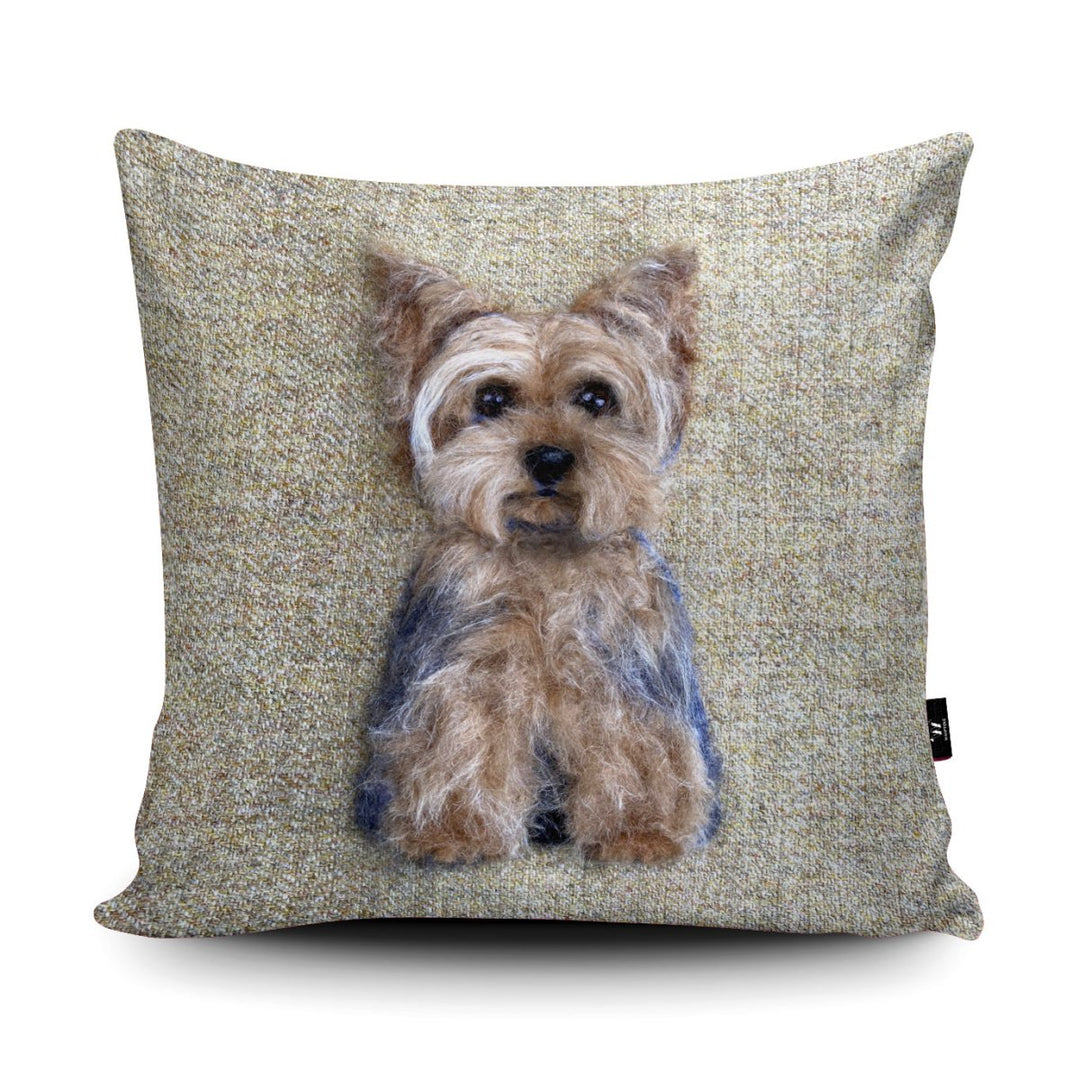 Yorkshire Terrier Cushion - Sharon Salt - Wraptious